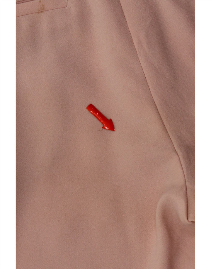 Pantalon Chino Slim Femme Zara Petit W27 L26 Rose Polyester