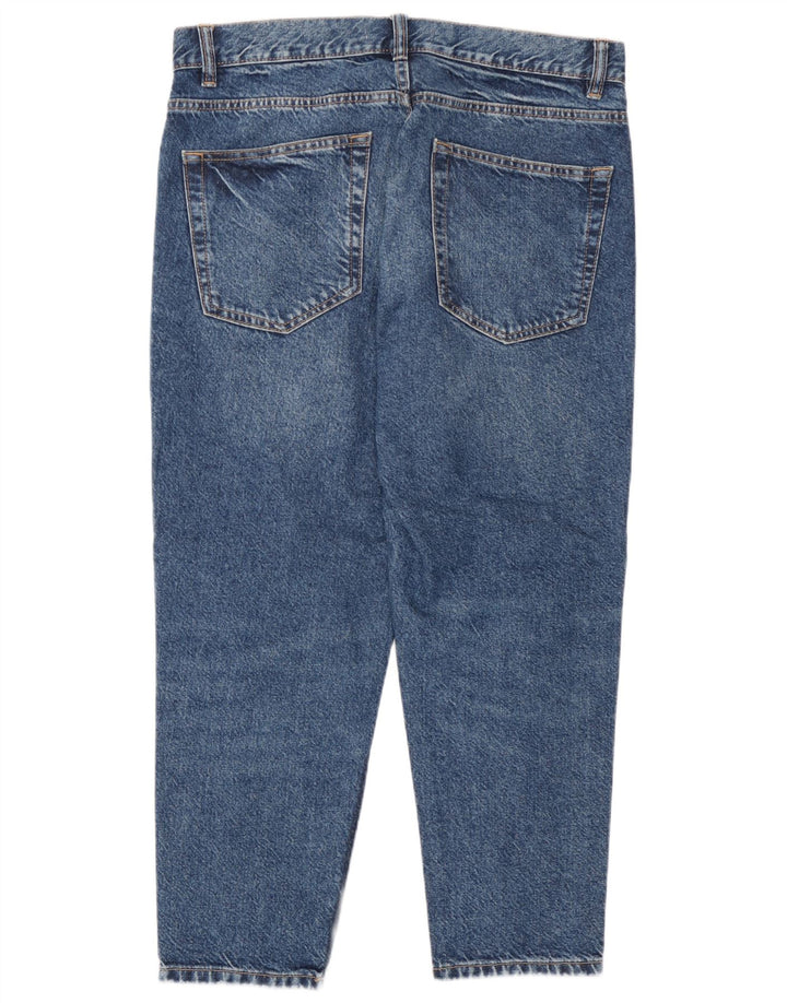 Zara Jean court pour homme EU 46 XL W36 L25 Bleu