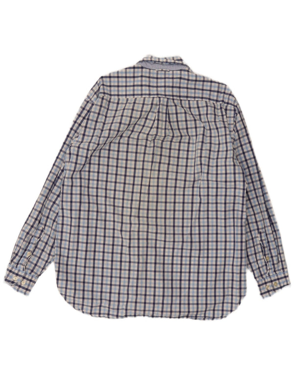 Tommy Hilfiger Chemise coupe classique pour hommes, grand vichy bleu