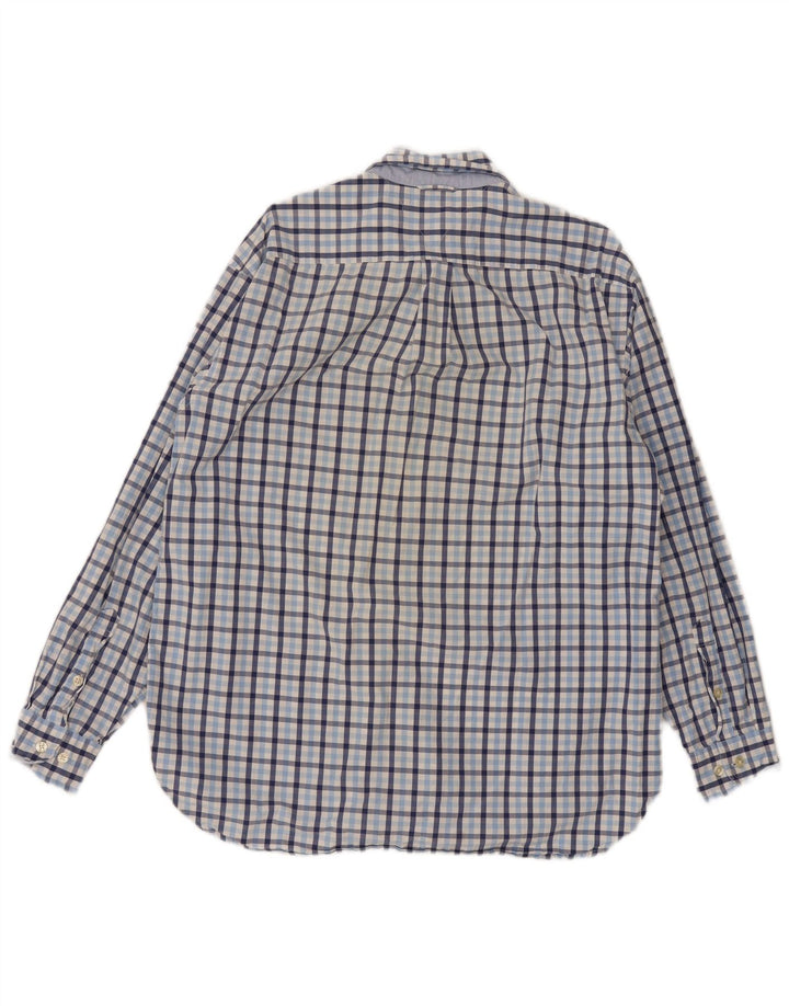 Tommy Hilfiger Chemise coupe classique pour hommes, grand vichy bleu