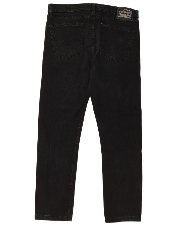 LEVI'S Jean Droit Homme W36 L29 Noir Coton