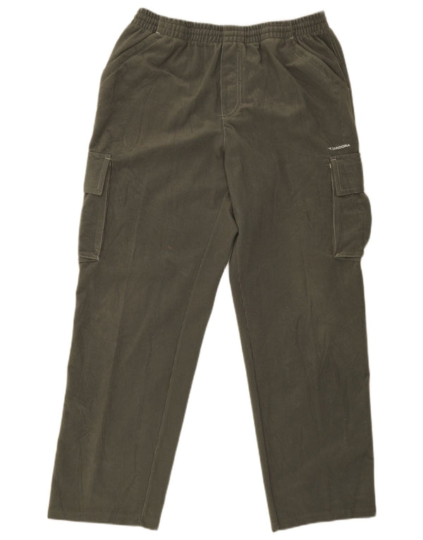 Diadora Pantalon de survêtement cargo pour homme UK 42 Large Kaki Polyester