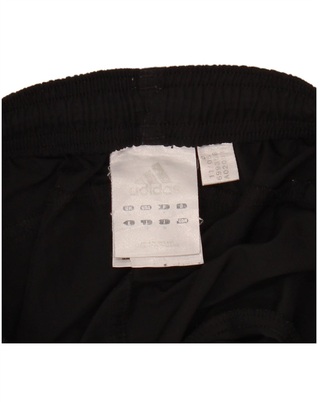 ADIDAS Short de sport pour hommes petit noir polyester