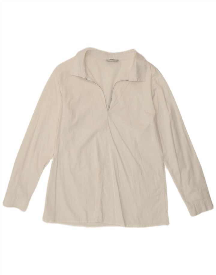 Max & Co. Chemise pull pour femme UK 12 Medium Blanc