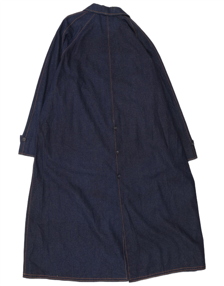 VINTAGE Manteau en denim surdimensionné pour hommes UK 18 XL Bleu Marine