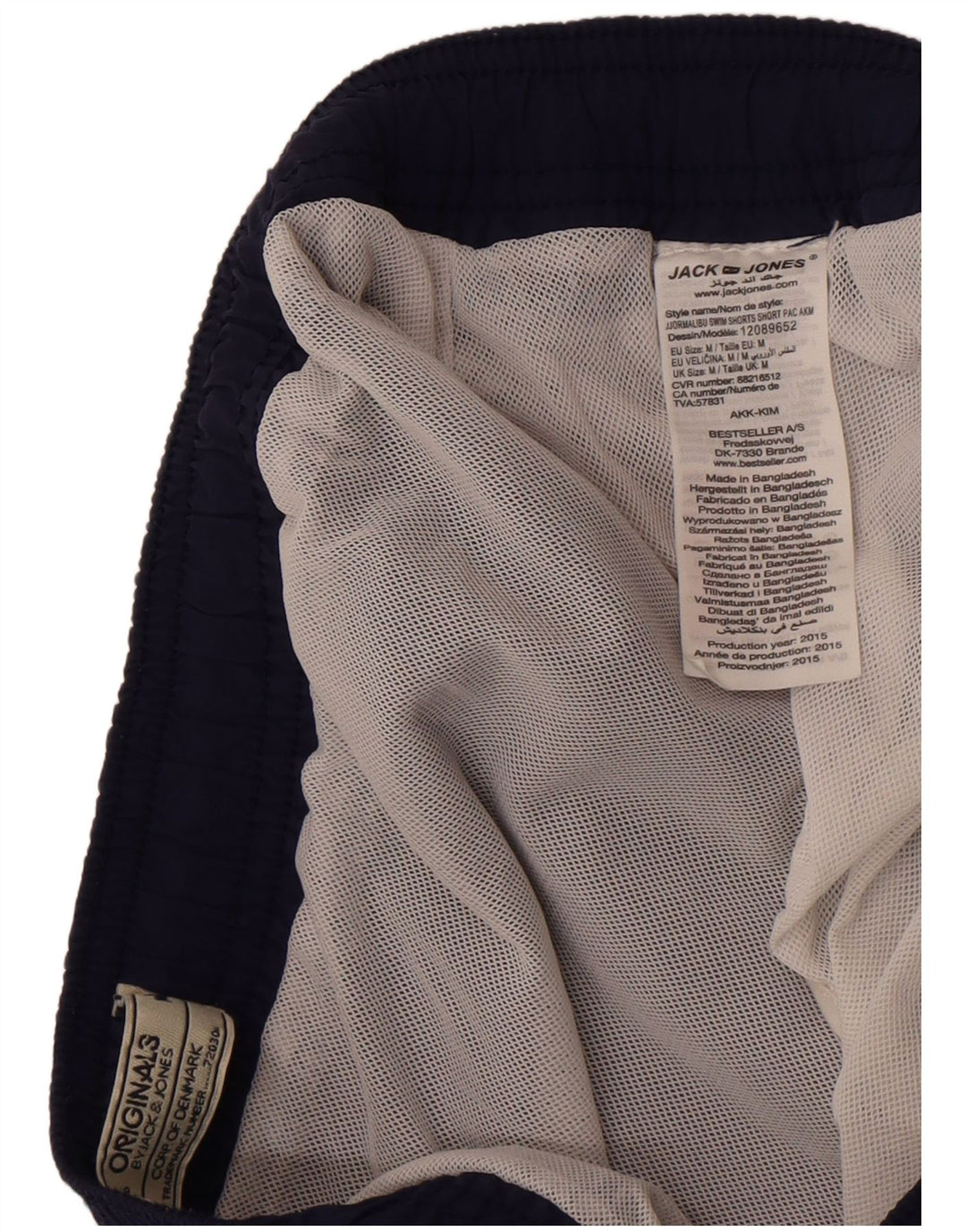 Jack & Jones Short de Bain Homme Bleu Marine Moyen Nylon