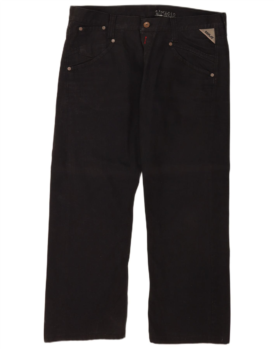 Replay Jean droit homme W38 L32 coton noir