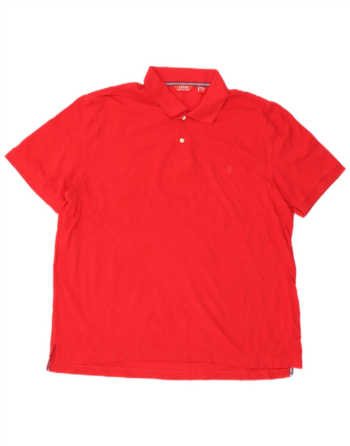IZOD Polo Homme 2XL Rouge Coton