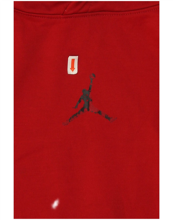 Jordan Pull à capuche garçon 12-13 ans Grand Rouge Polyester