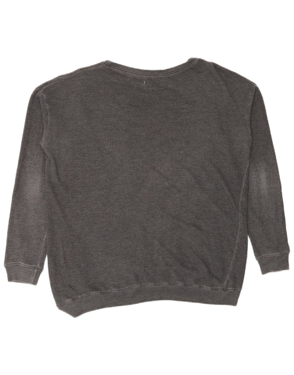 Zara Femme Trafaluc Sweatshirt Jumper UK 14 Gris Moyen