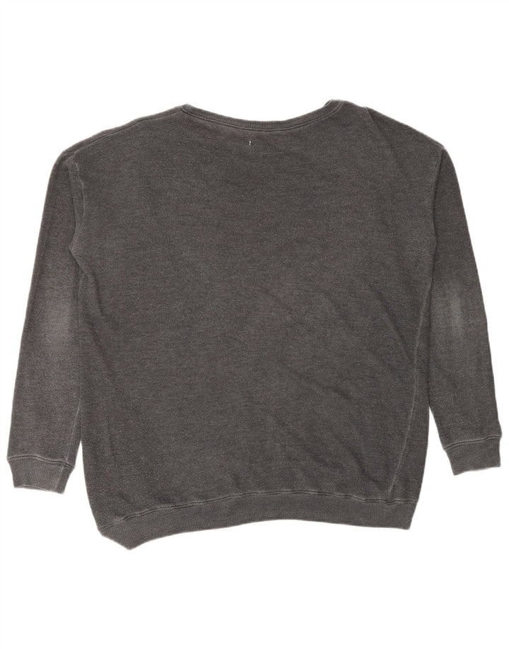 Zara Femme Trafaluc Sweatshirt Jumper UK 14 Gris Moyen