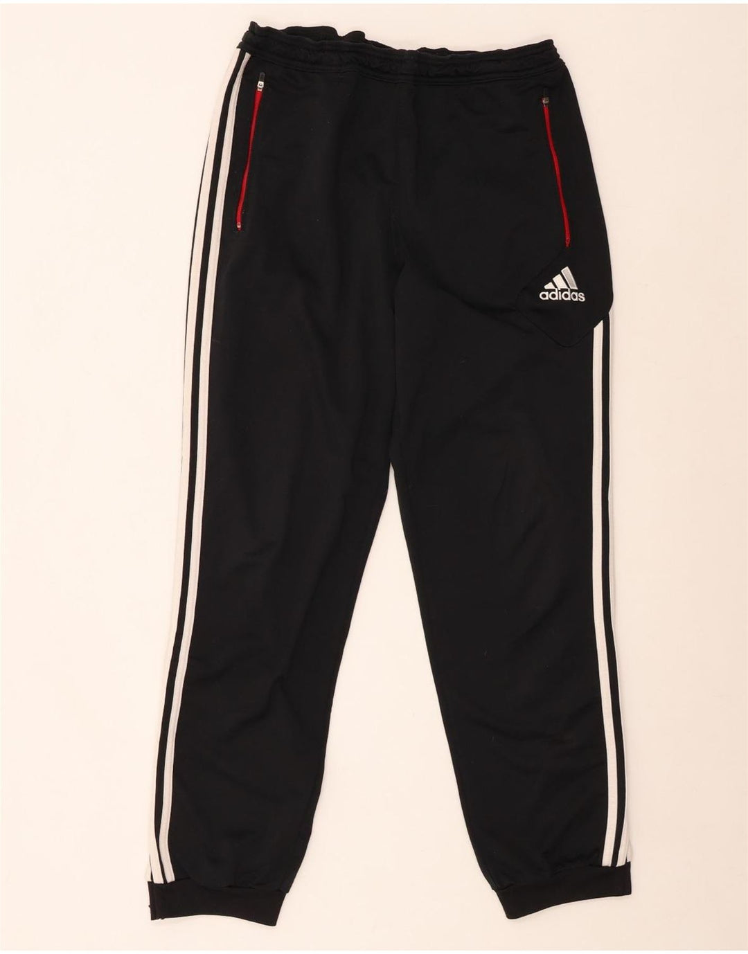 ADIDAS Pantalon de survêtement pour homme Joggers UK 44/46 Large Noir Polyester