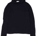 Hobbs Pull col roulé pour femme UK 12 en laine bleu marine moyen