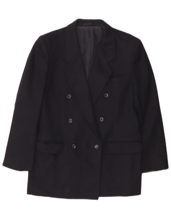 Aquascutum Veste blazer double boutonnage pour homme UK 36 Small Bleu marine