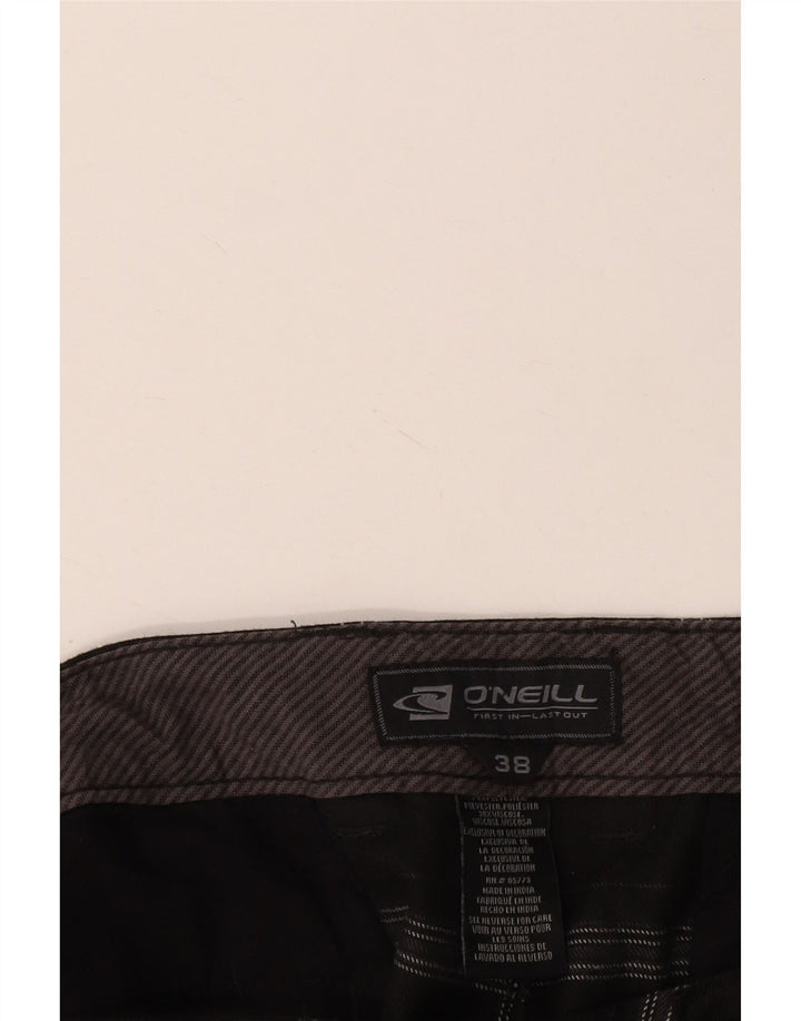 O'Neill Short Chino Homme W38 XL Noir Carreaux Polyester