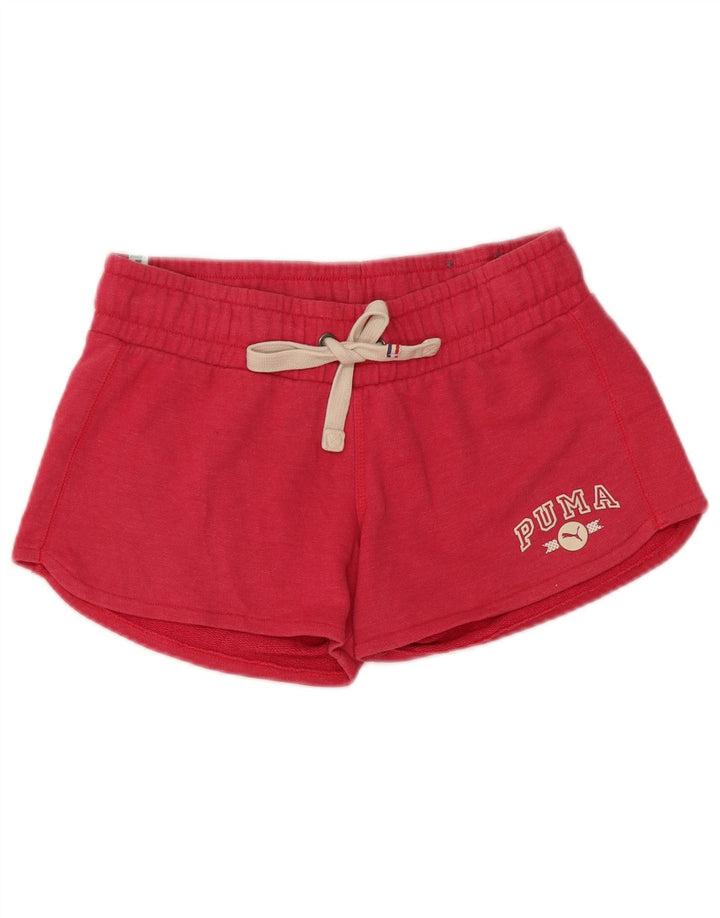 PUMA Short de sport pour femme UK 10 Petit Rose Coton