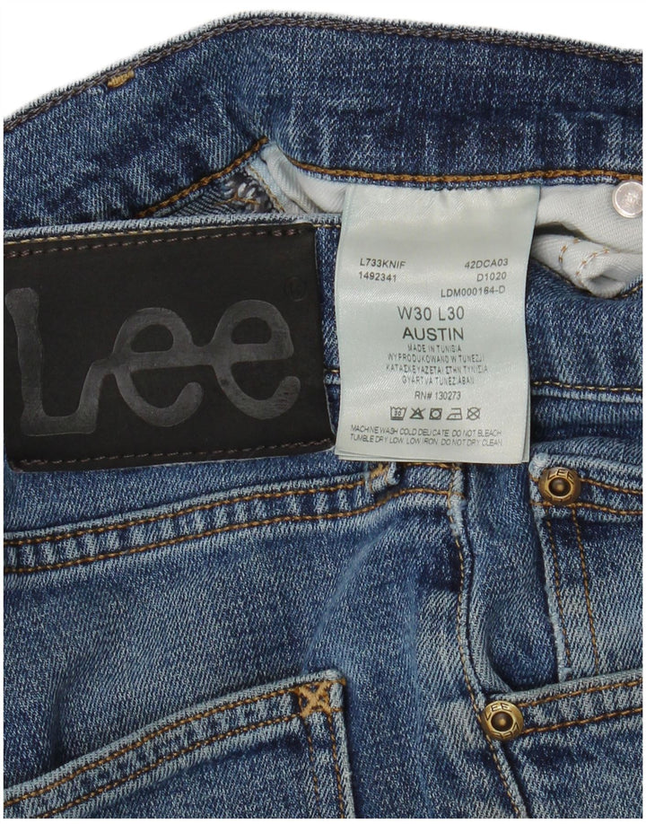 LEE Jean Slim Austin Homme W30 L30 Bleu Coton