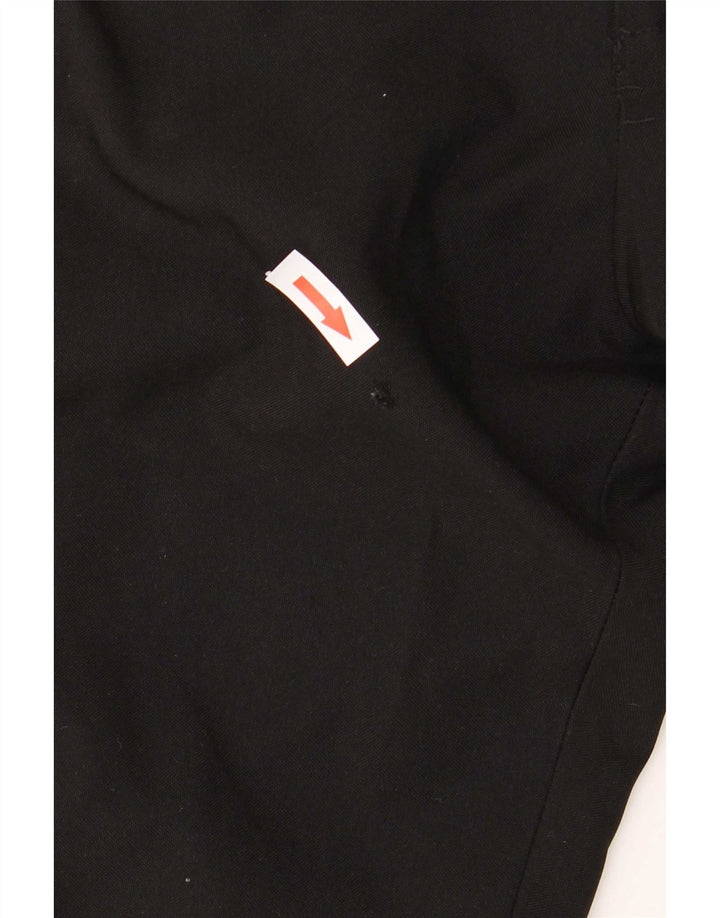 Marks & Spencer Pantalon de Costume Droit Homme W40 L29 Noir Polyester
