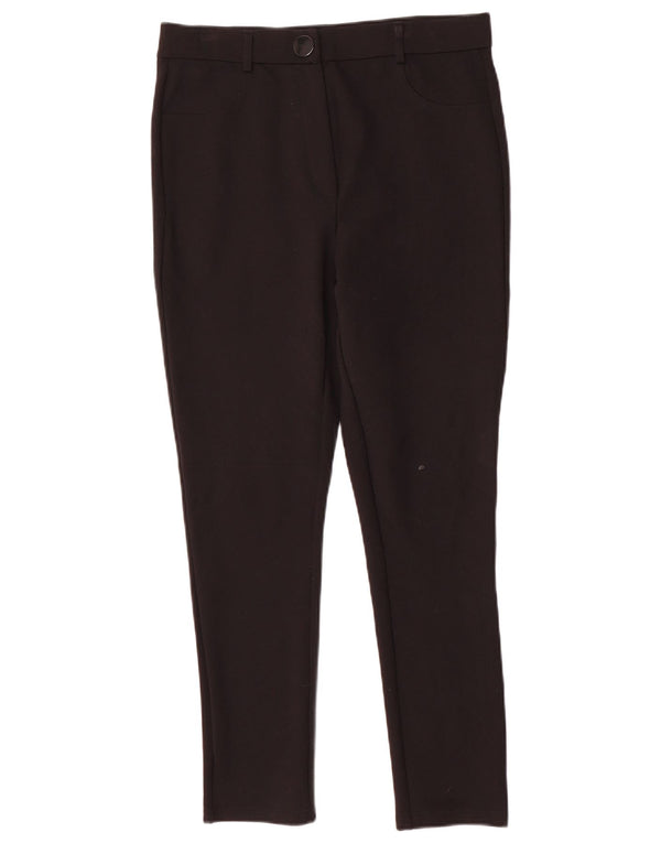 Zara Pantalon décontracté skinny pour femme XL W36 L28 Noir Viscose