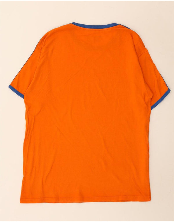 Hard Rock Cafe Amsterdam T-shirt graphique pour homme Grand color block orange