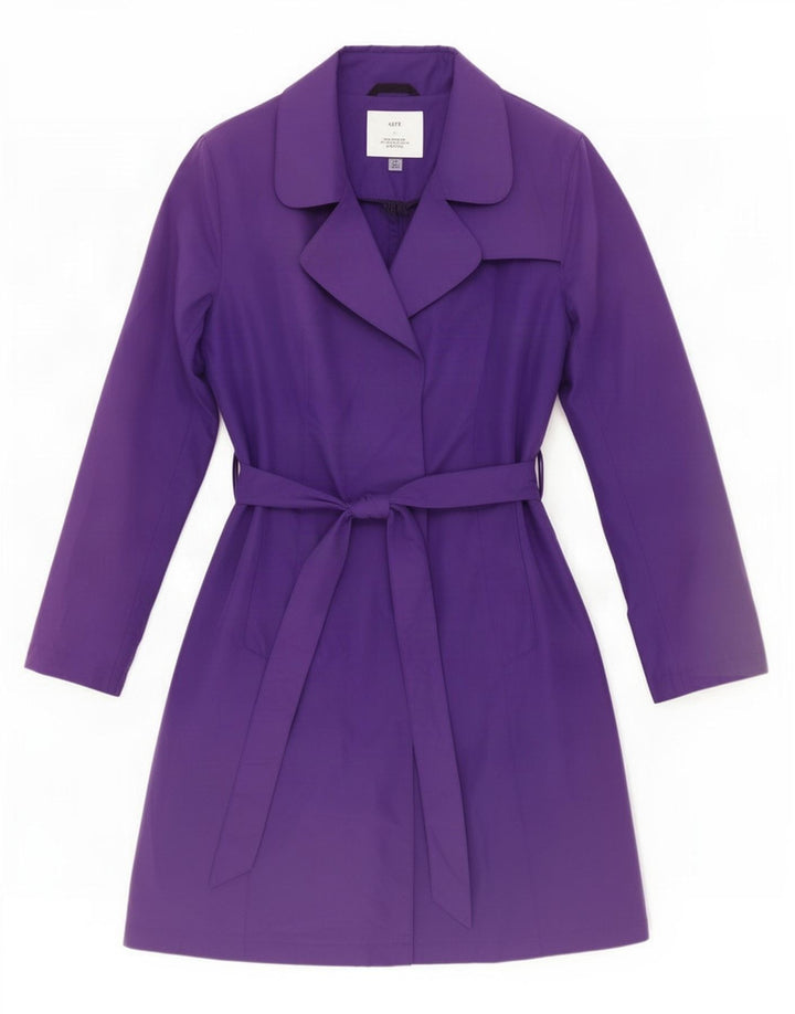 Marks & Spencer Trench-Coat Femme UK 12 Violet Moyen Polyester