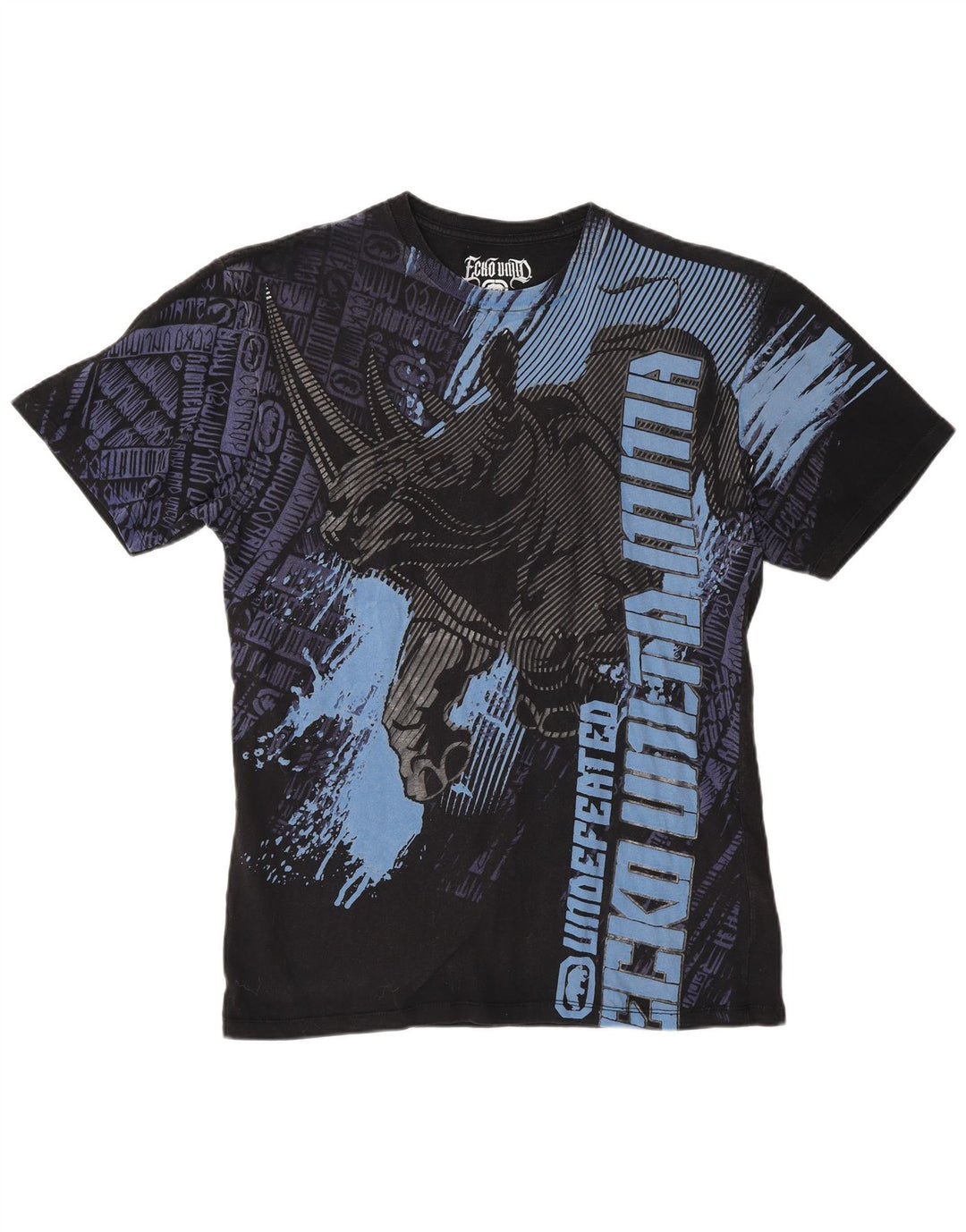 Ecko Unltd T-Shirt graphique pour hommes, grand coton noir