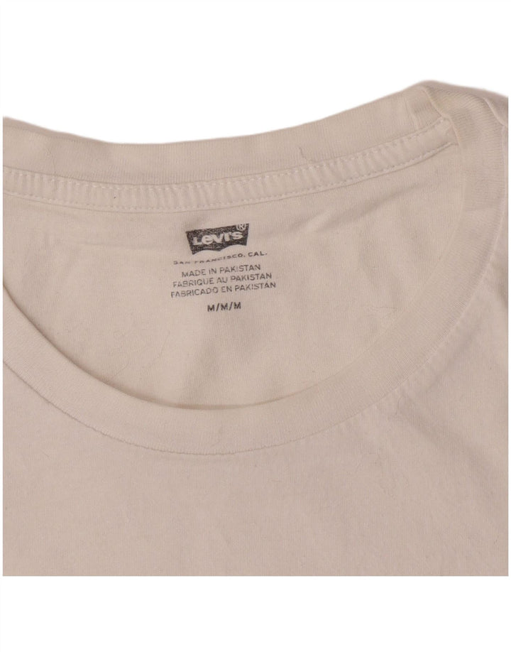 Levi's Tee-Shirt Graphique Homme Blanc Moyen
