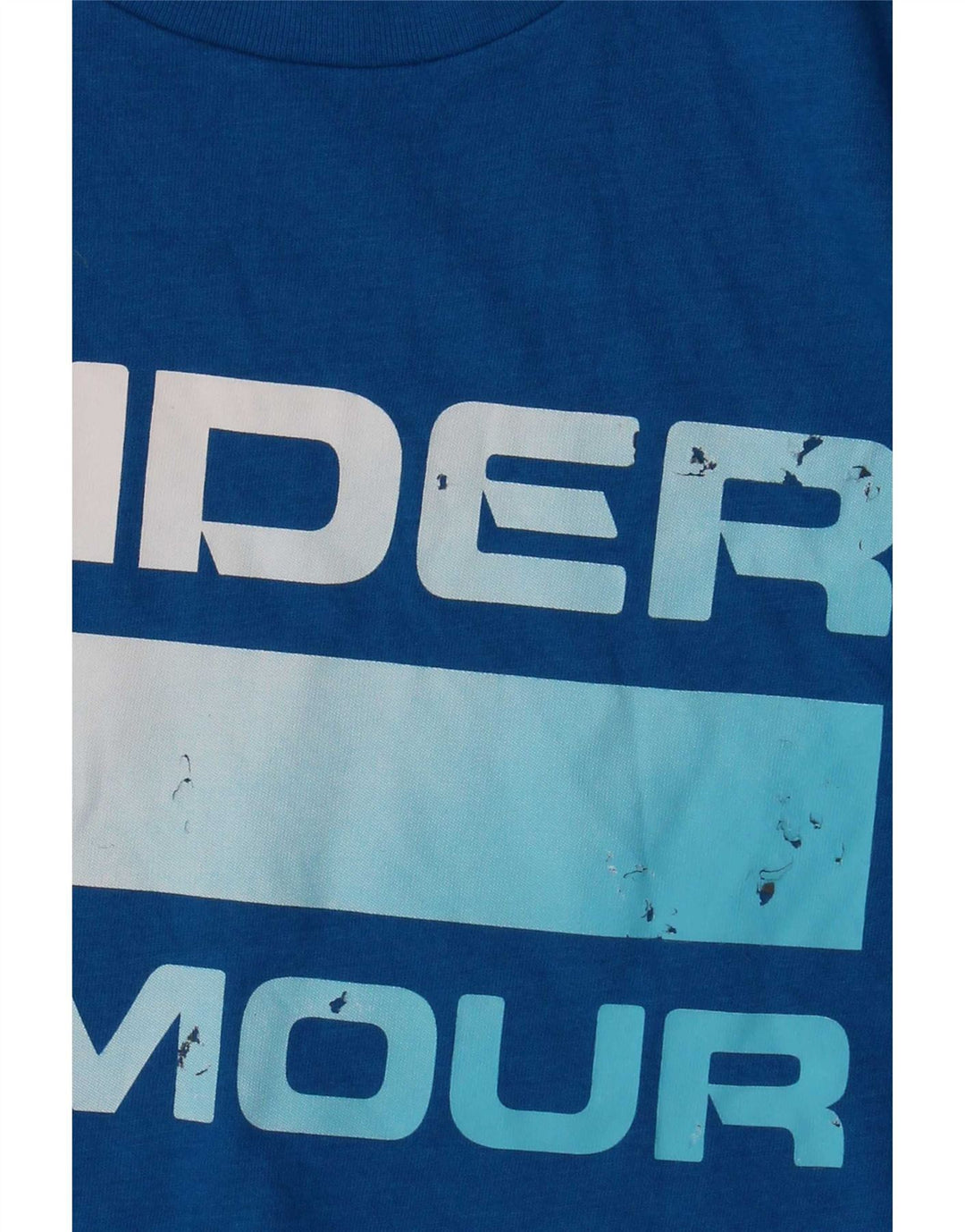 Under Armour T-Shirt Graphique Homme Bleu Moyen Coton