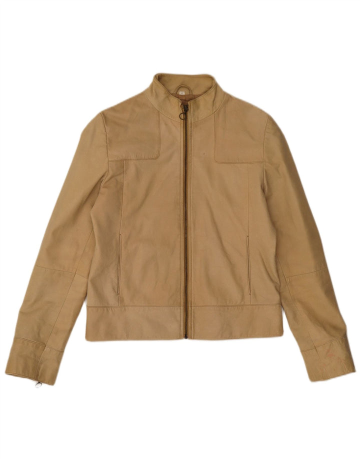Conbipel Veste en Cuir Femme IT 42 Cuir Beige Moyen