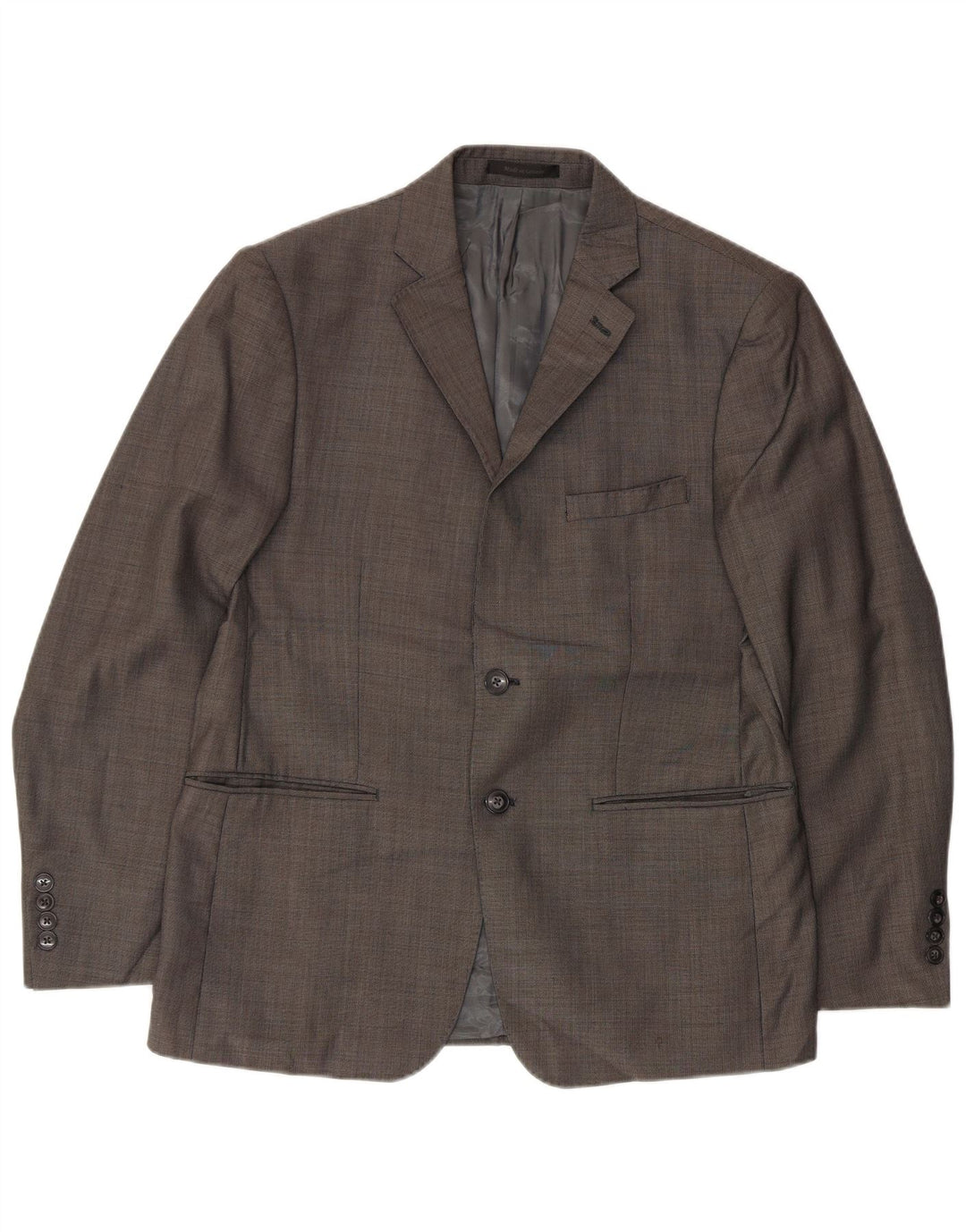 Calvin Klein Veste blazer à 2 boutons pour homme UK 36 Petite laine grise