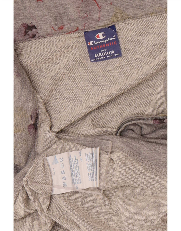Champion Veste de survêtement pour femme UK 14 Gris moyen Coton floral