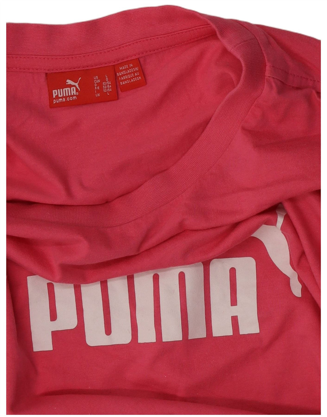 Puma T-Shirt Graphique Homme Grand Rose