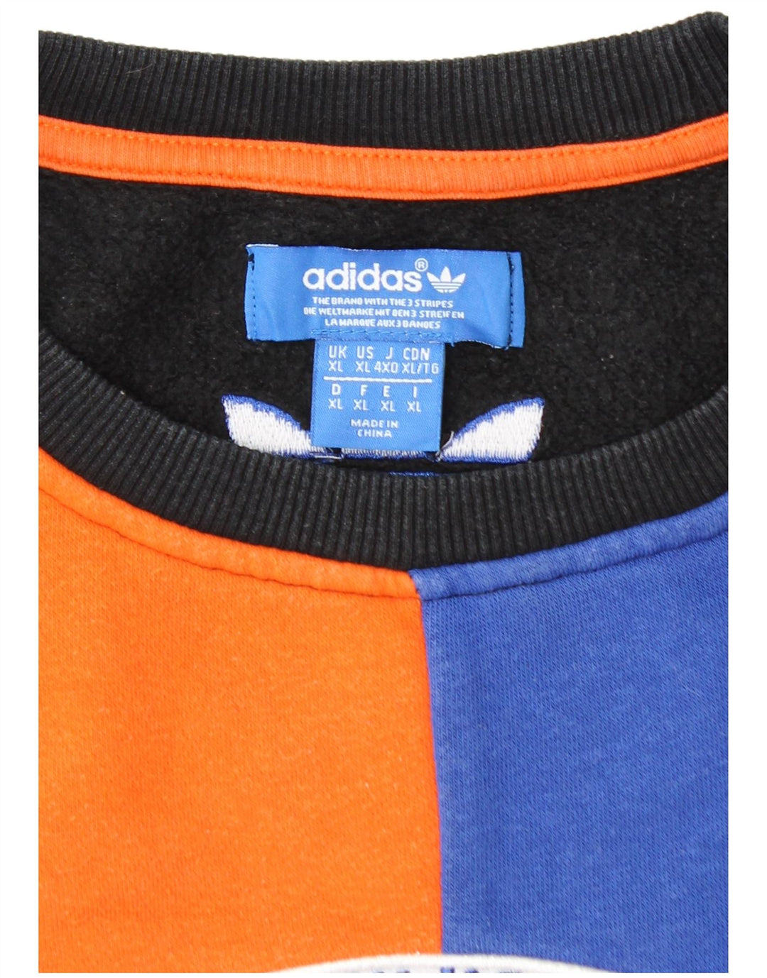 ADIDAS Pull New York Knicks Homme Multicolore Colourblock