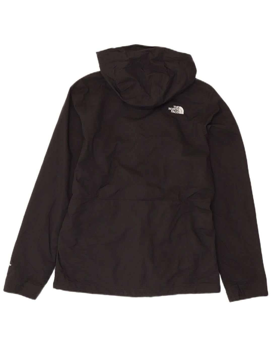 THE NORTH FACE Veste de pluie à capuche pour femme UK 10 Small Noir Polyester