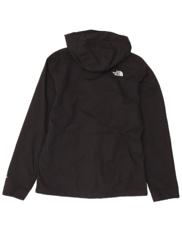 THE NORTH FACE Veste de pluie à capuche pour femme UK 10 Small Noir Polyester