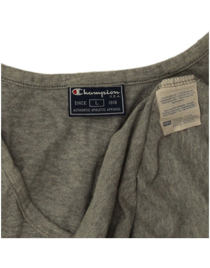Champion Débardeur Femme UK 16 Large Gris Coton