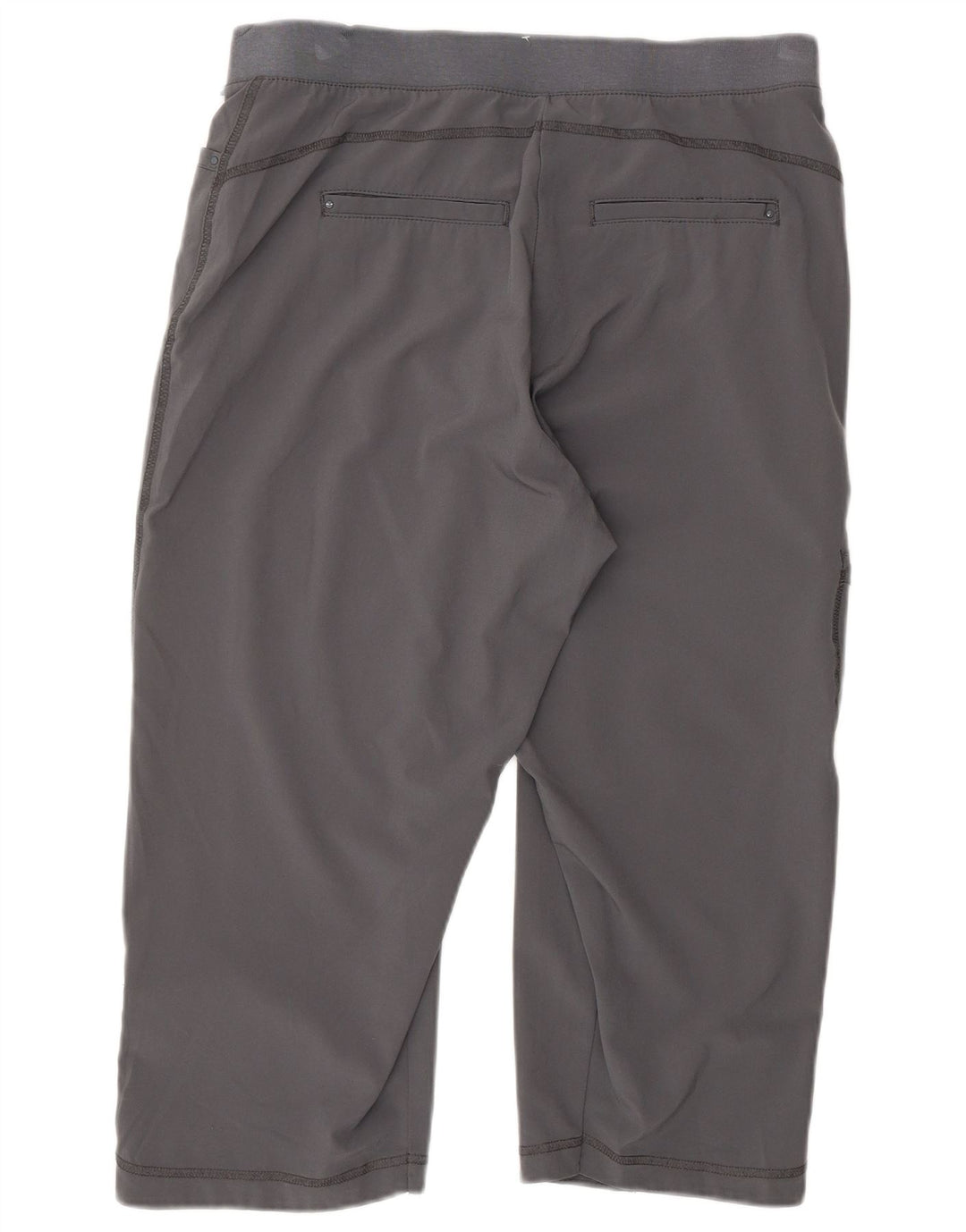 LEE Pantalon capri coupe décontractée pour femme US 8 Medium W30 L20 Gris Polyester