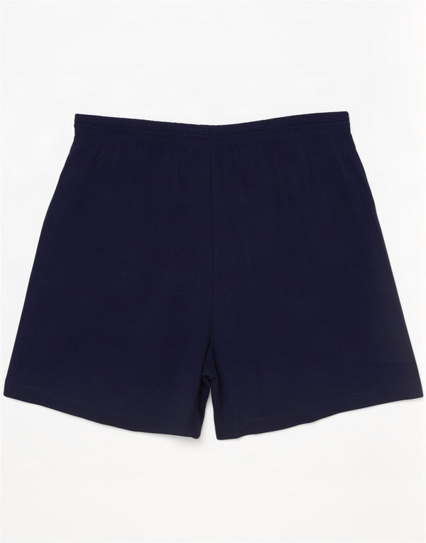 Umbro Short de Sport Homme Large Bleu Marine à Fines Rayures