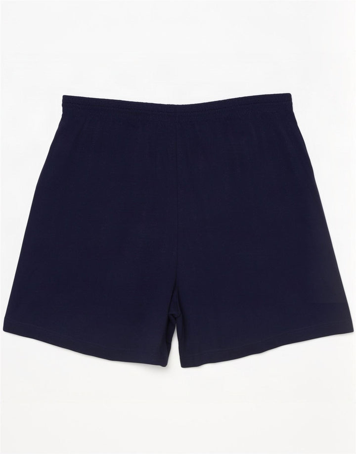 Umbro Short de Sport Homme Large Bleu Marine à Fines Rayures