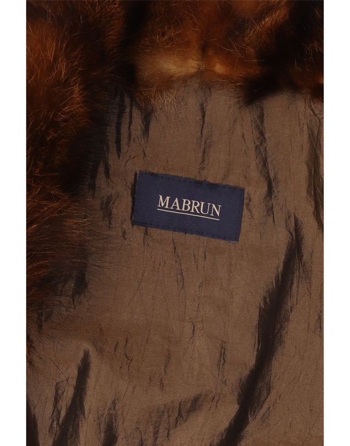 Mabrun Veste en Cuir Femme IT 48 XL Cuir Noir