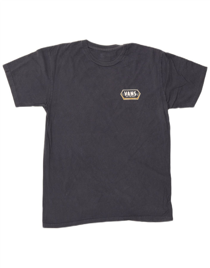 VANS T-Shirt Graphique Homme Bleu Marine Moyen