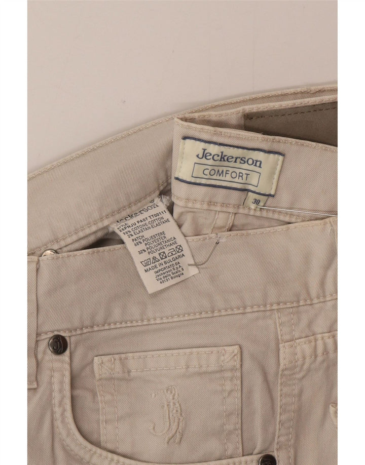 Jeckerson Jean Slim Homme W30 L30 Coton Beige