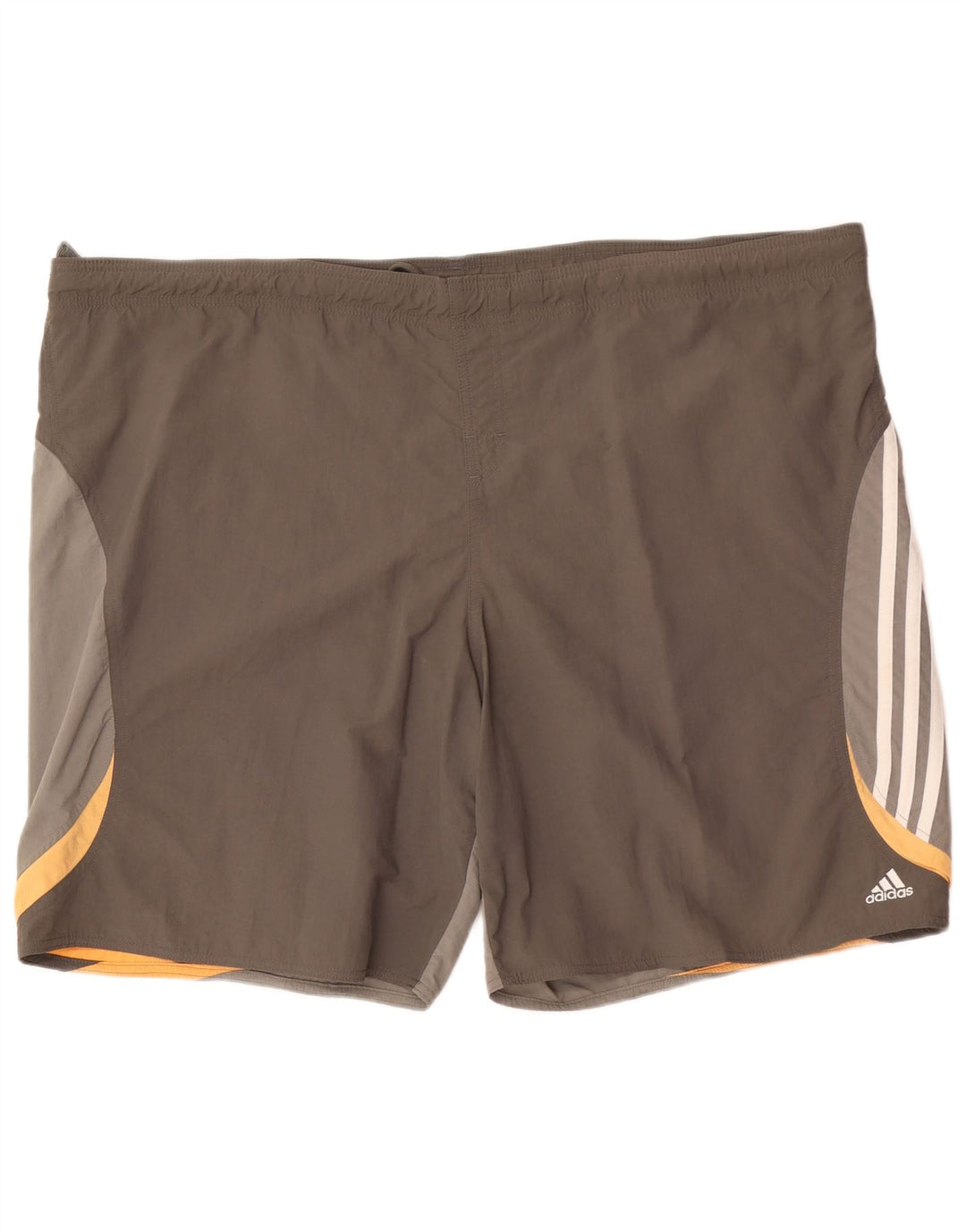Adidas Short de bain pour homme 2XL Gris Colorblock Nylon