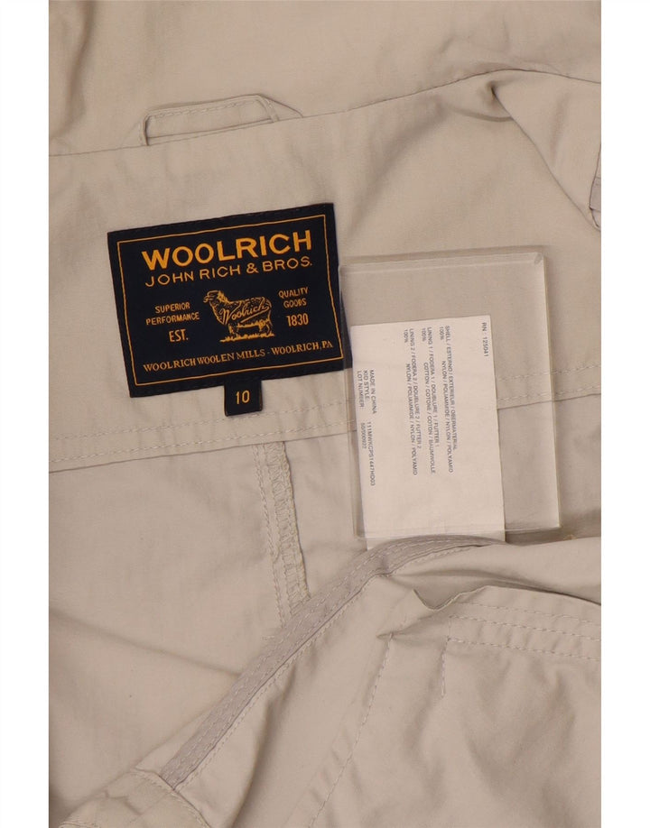 WOOLRICH Bomber Fille 9-10 Ans Nylon Gris