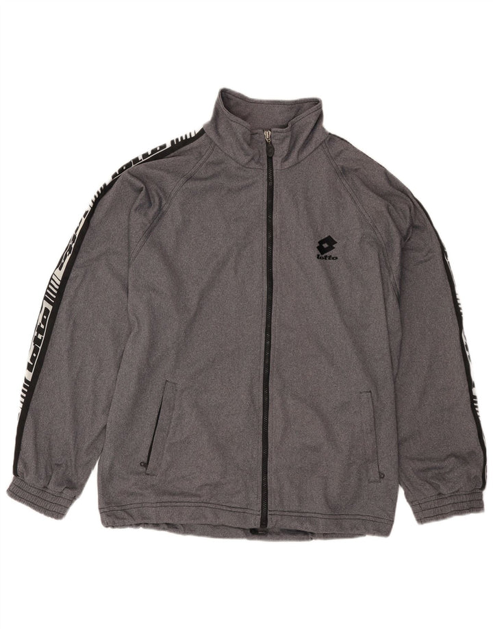 Lotto Veste de survêtement graphique pour homme UK 38/40 Gris moyen Colourblock