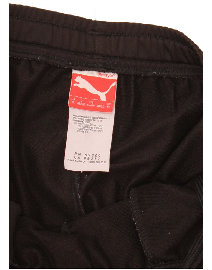 Puma Pantalon de Survêtement Homme Noir Moyen Polyester Colorblock