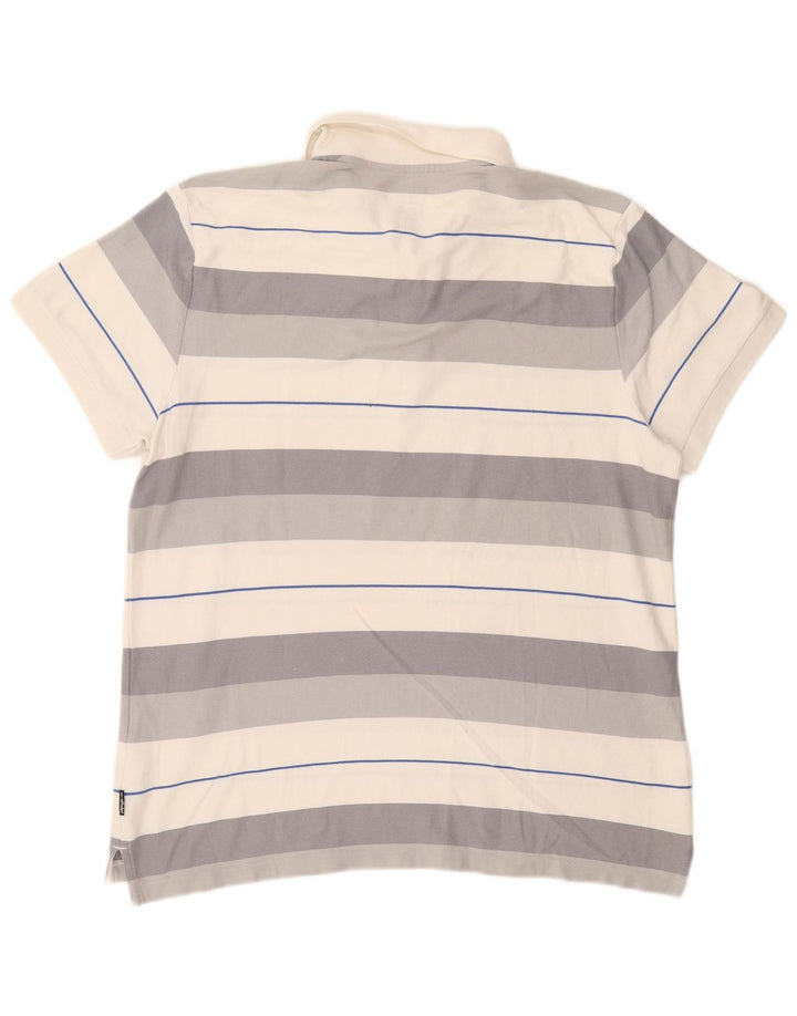 Polo Nike Homme XL Gris Rayé Coton