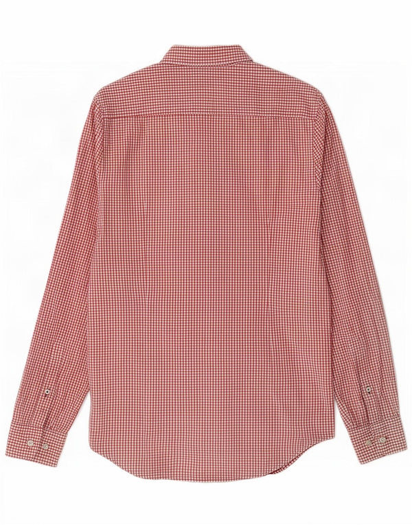Tommy Hilfiger Chemise Slim Fit Homme Rouge Moyen Vichy Coton