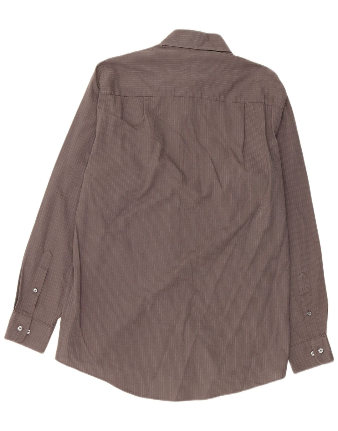 Calvin Klein Chemise homme Taille 15 Coton à fines rayures gris moyen