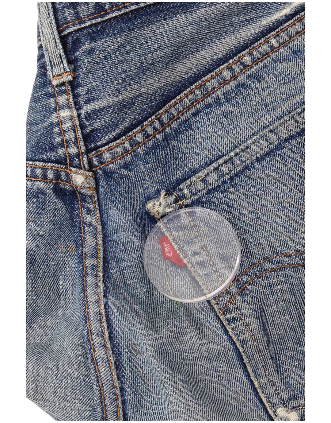 Levi's Short En Jean Femme W28 Bleu Moyen